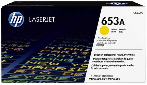 Картридж лазерный HP 653A CF322A желтый (16000стр.) для MFP M680 3699994