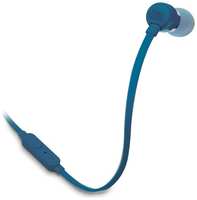 Наушники с микрофоном JBL T110 BLU Синие (JBLT110BLU)