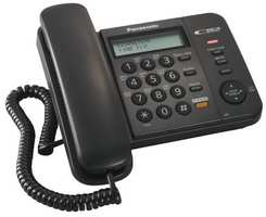 Телефон Panasonic KX-TS2358 Черный (KX-TS2358RUB)