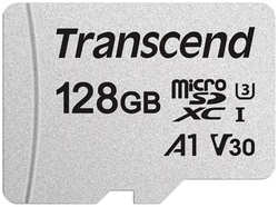 Карта памяти Transcend microSDXC UHS-I U3 128 ГБ