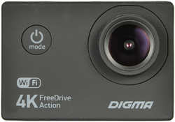 Видеорегистратор Digma FreeDrive Action 4K WiFi Черный (FDAC4W)