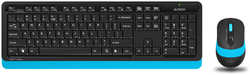 Клавиатура и мышь A4Tech Fstyler FG1010 Black Blue (FG1010 BLUE)