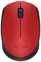 Мышь Logitech M171 оптическая беспроводная USB Красная