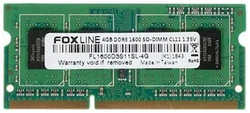 Оперативная память Foxline 4Gb DDR3 FL1600D3S11S1-4G