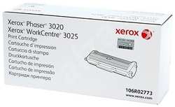 Картридж лазерный Xerox 106R02773 черный (1500стр.) для Ph 3020 WC 3025
