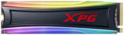 Твердотельный накопитель(SSD) Adata SSD накопитель A-Data PCI-E x4 1Tb AS40G-1TT-C S40G RGB M.2 2280