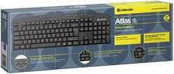 Клавиатура Defender Atlas HB-450 Черная 45450