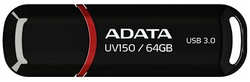 Флешка Adata DashDrive UV150 USB 3.0 AUV150-64G-RBK 64Gb Черная