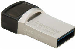 Флешка Transcend JetFlash 890S USB 3.1 TS32GJF890S 32Gb Серебристая