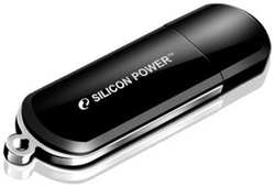 Флешка Silicon Power LuxMini 322 USB 2.0 SP016GBUF2322V1K 16Gb Черная