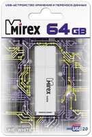 Флешка Mirex Line USB 2.0 13600-FMULWH64 64Gb Белая