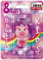 Флешка Mirex Pig USB 2.0 13600-KIDPIP08 8Gb Розовая