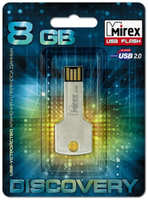 Флешка Mirex Corner Key USB 2.0 13600-DVRCOK08 8Gb Серебристая