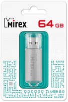 Флешка Mirex Unit USB 2.0 13600-FMUUND64 64Gb Серебристая