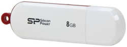 Флешка Silicon Power LuxMini 320 SP008GBUF2320V1W 8Gb Белая