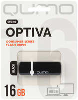 Флешка Qumo Optiva 02 QM16GUD-OP2-BLACK 16Gb Черная
