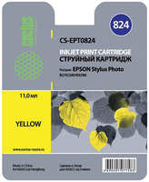 Картридж струйный Cactus CS-EPT0824 CS-EPT0824 желтый для Epson Stylus Photo R270 290 RX590 11.4мл