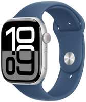 Умные часы Apple Watch Series 10 42mm GPS Silver Aluminium Case Denim M/L