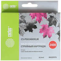 Картридж струйный Cactus CS-PGI2400XLM пурпурный для Canon MAXIFY iB4040 /  МВ5040 /  МВ5340 (20.4мл)