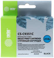Картридж струйный Cactus CS-C9351C черный для №21XL HP DeskJet 3920 / 3940 / D1360 / D1460 / D1470 / D1560