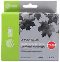 Картридж струйный Cactus CS-PGI2400XLBK черный для Canon MAXIFY iB4040 /  МВ5040 /  МВ5340 (74.6мл)