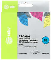 Картридж струйный Cactus CS-C9393 желтый для №88 HP Officejet Pro K550 (29ml)