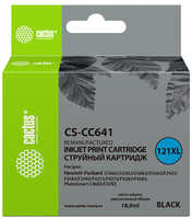 Картридж струйный Cactus CS-CC641 черный для №121XL HP DeskJet D1663 / D2563 / D2663 / D5563 / F2423 (18ml)
