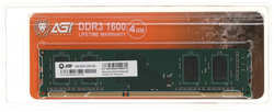 Оперативная память Agi DDR3 4Gb 160004UD128