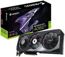 Видеокарта GIGABYTE NVIDIA GeForce RTX 4060TI GV-N406TAORUS E-8GD 8ГБ Aorus Elite, GDDR6, Ret