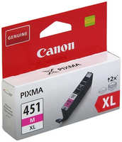Картридж струйный Canon CLI-451XLM 6474B001 пурпурный для Pixma iP7240 MG6340 MG5440