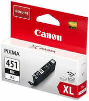 Картридж струйный Canon CLI-451XLBK 6472B001 черный для Pixma iP7240 MG6340 MG5440