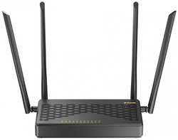 Роутер Wi-Fi D-Link DIR-825 (DIR-825 GFRU R3A) Черный (DIR-825/GFRU/R3A)