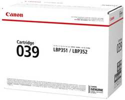 Картридж лазерный Canon 039BK 0287C001 черный (11000стр.) для LBP-351