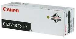 Картридж-тонер Canon Тонер C-EXV18 (GPR-22) 0386B002 черный туба 465гр. для копира iR1018 1022