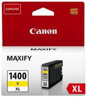 Картридж струйный Canon PGI-1400XLY 9204B001 желтый (1200мл) для Maxify МВ2040 2340
