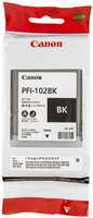 Картридж струйный Canon PFI-102BK 0895B001 черный (130мл) для IP iPF500 600 700 710