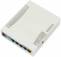 Роутер Wi-Fi MikroTik RB951Ui 2HnD Белый (RB951UI-2HND)