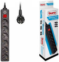 Сетевой фильтр Buro 600SH-3-B 3м Черный