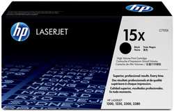 Картридж HP лазерный 15X C7115X черный (3500стр.) для LJ 1200 1220 1000W