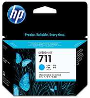 Картридж HP струйный 711 CZ134A голубой x3упак. (29мл) для DJ T120 T520