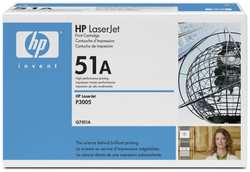 Картридж HP лазерный 51A Q7551A (6500стр.) для LJ P3005 M3035 M3027