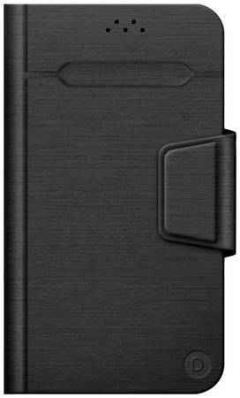 Универсальный чехол для смартфона Deppa Wallet Fold L 5.5″-5.7″ Black