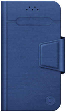 Универсальный чехол для смартфона Deppa Wallet Fold M 4.3''-5.5'' Blue