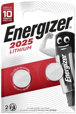 Батарея Energizer CR2025 2 шт