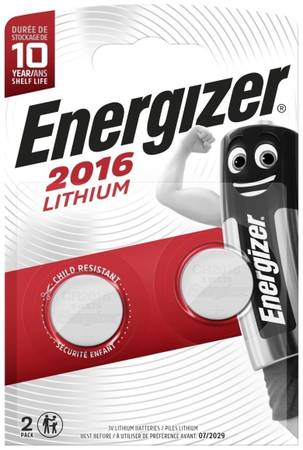 Батарея Energizer CR2016 2 шт