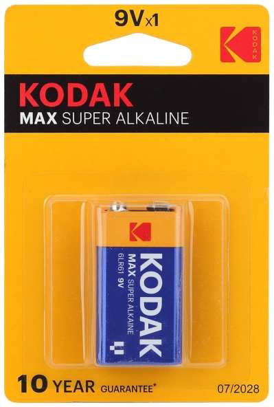 Батарея Kodak MAX 6LR61-1BL (30952850)