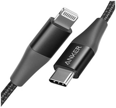 Кабель USB Type-C Anker PowerLine+II USB-C LTG 90см Black