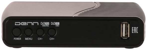 Приемник телевизионный DVB-T2 Denn DDT190