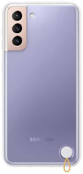 Чехол Samsung Clear Protective Cover S21+ White frame EF-GG996 3714829943