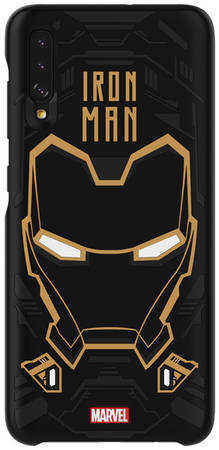 Чехол Samsung Marvel IronMan д/Galaxy A70, Black 3714869284